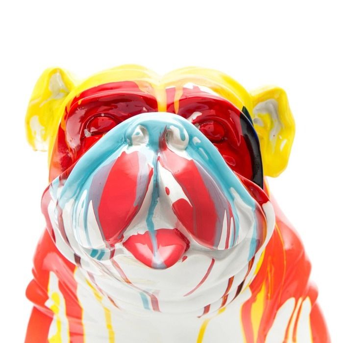Serie ANIMALES M | SANDOR Bulldog multicolor