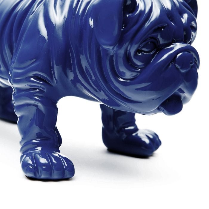 Serie ANIMALES XS | TROY Bulldog azul