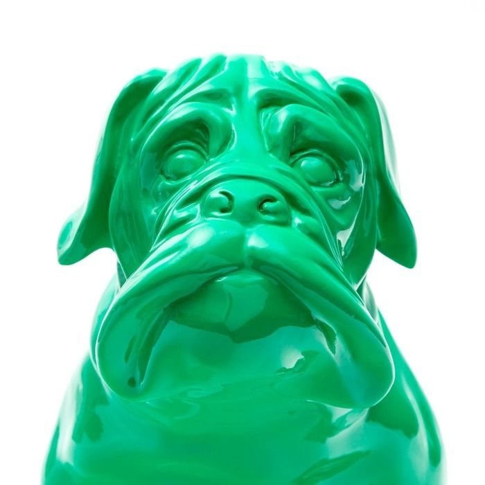 Serie ANIMALES M | THOT Bulldog verde 