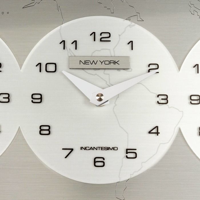 Reloj de pared | Tre Ore nel Mondo (Tokyo - New York - Madrid)