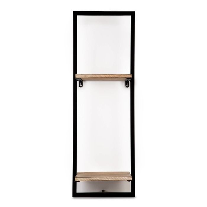 Serie LICK | Estantería de pared vertical 2 baldas (25 x 23 x 75 cm)