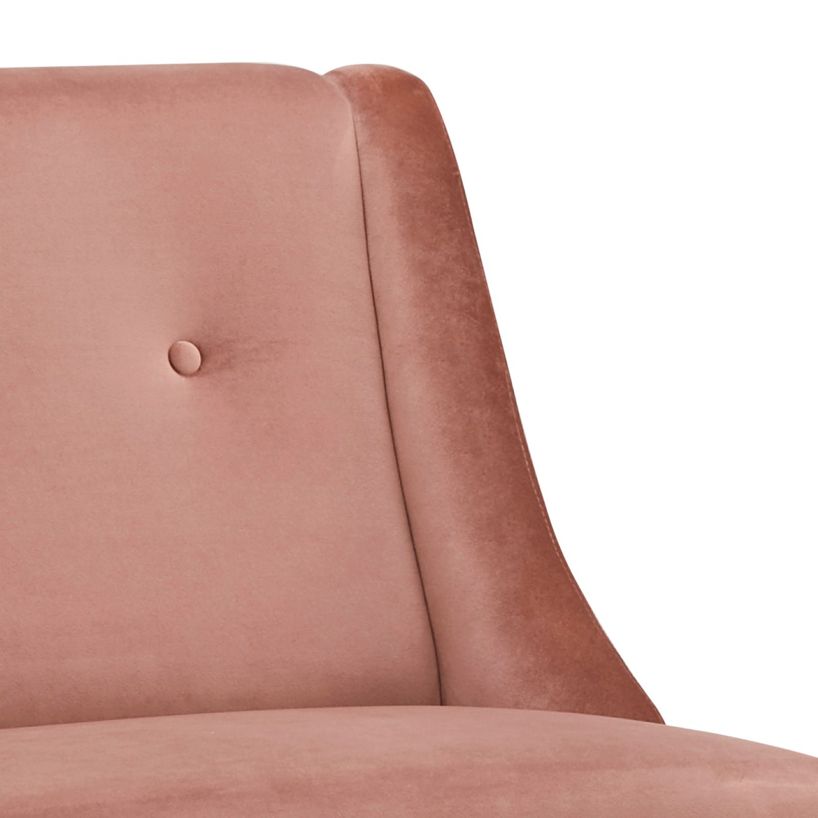 ROGAR | Sillón tapizado rosa (68 x 78 x 84 cm)