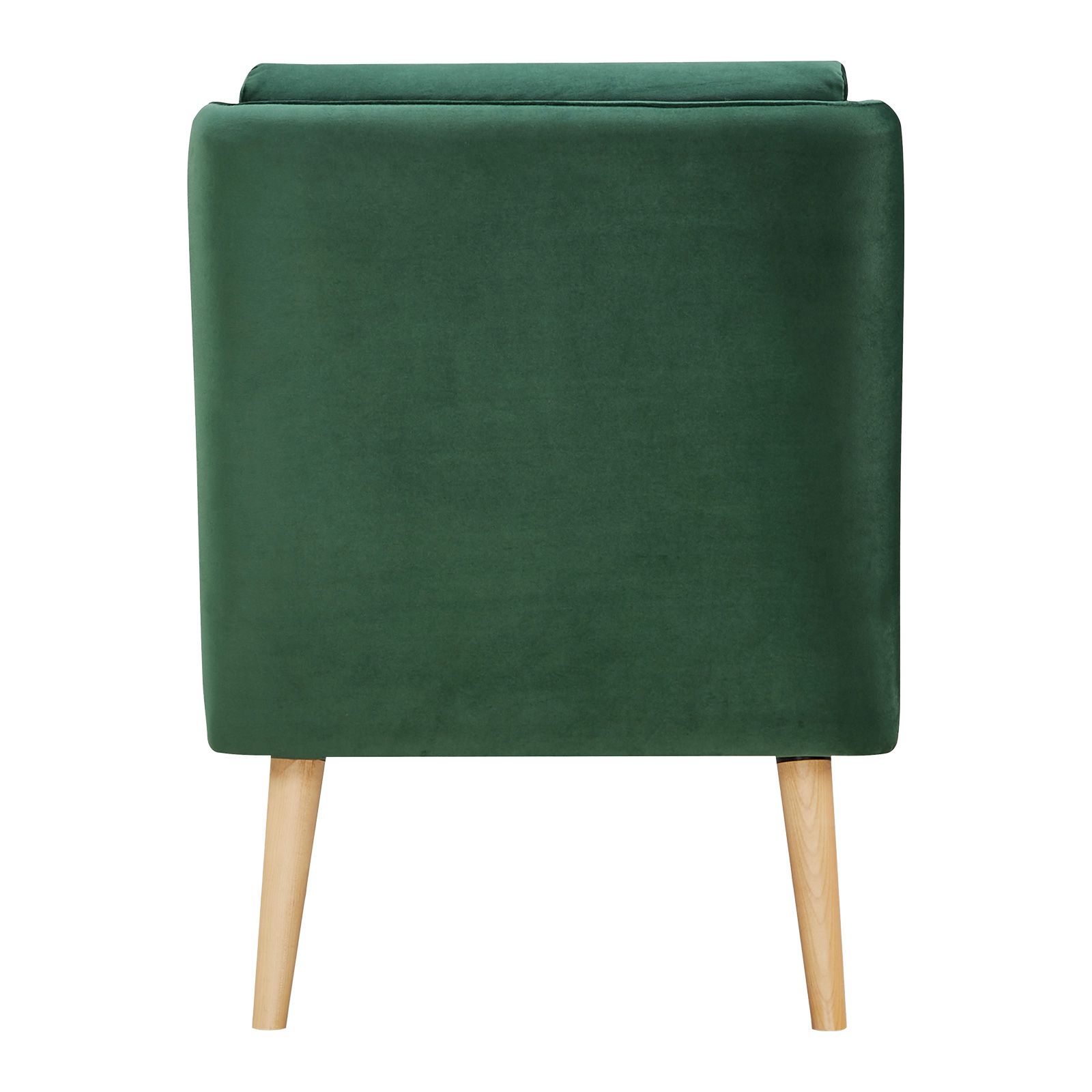 DOBRANT | Sillón tapizado verde (61 x 75 x 82 cm)