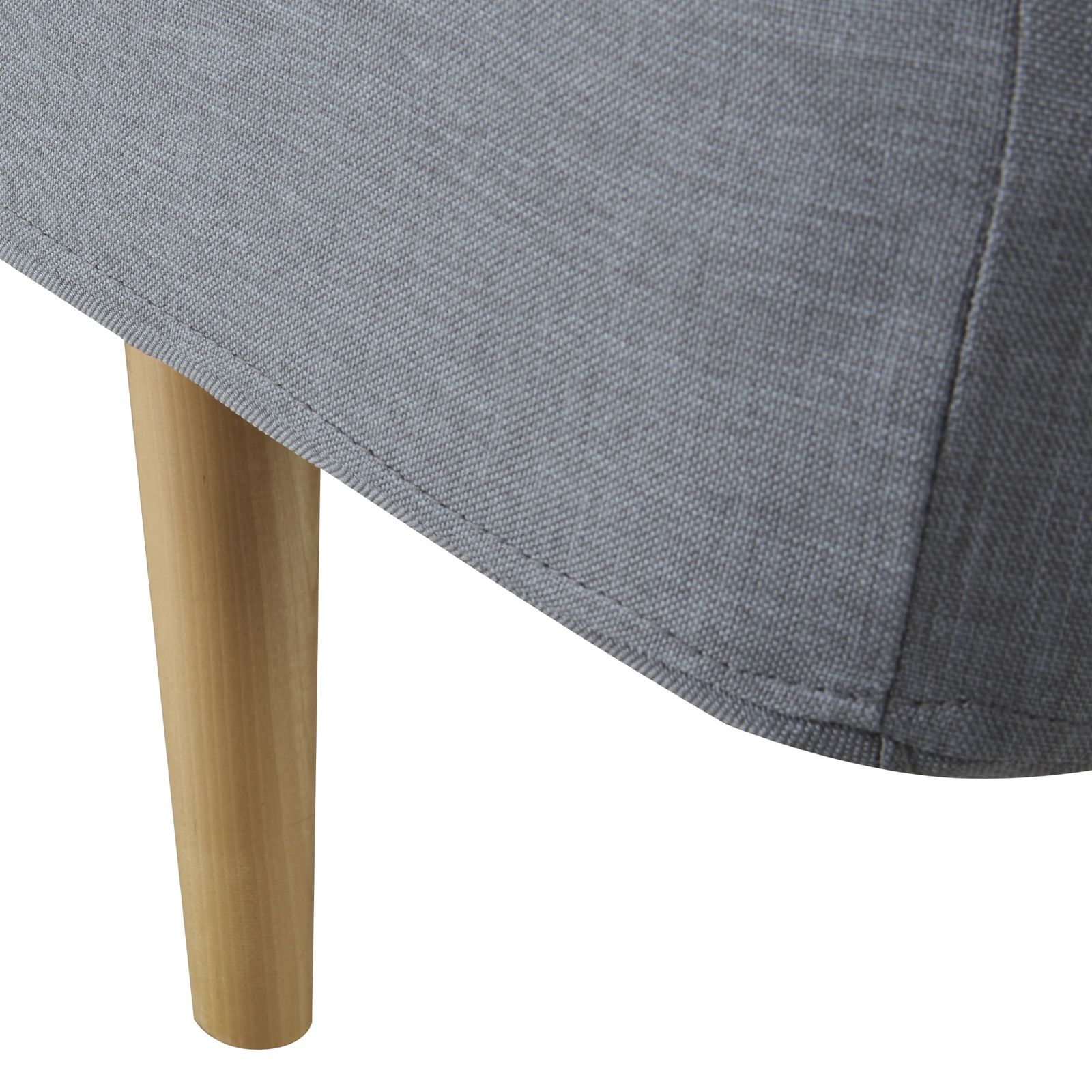 PERGAR | Sofá cama tapizado en gris (178 x 85 x 79 cm) 