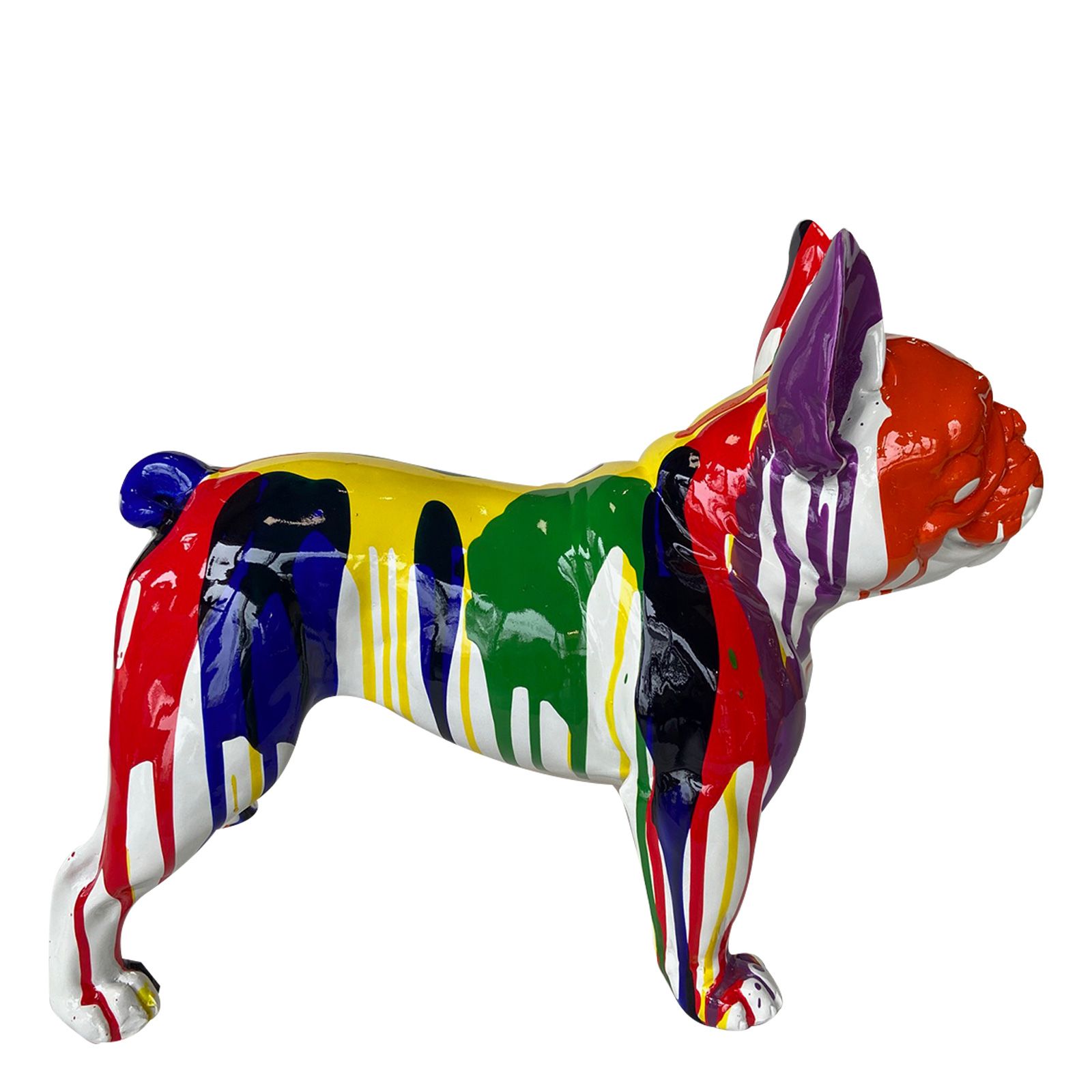 Serie ANIMALES M | BRAN Boston terrier multicolor