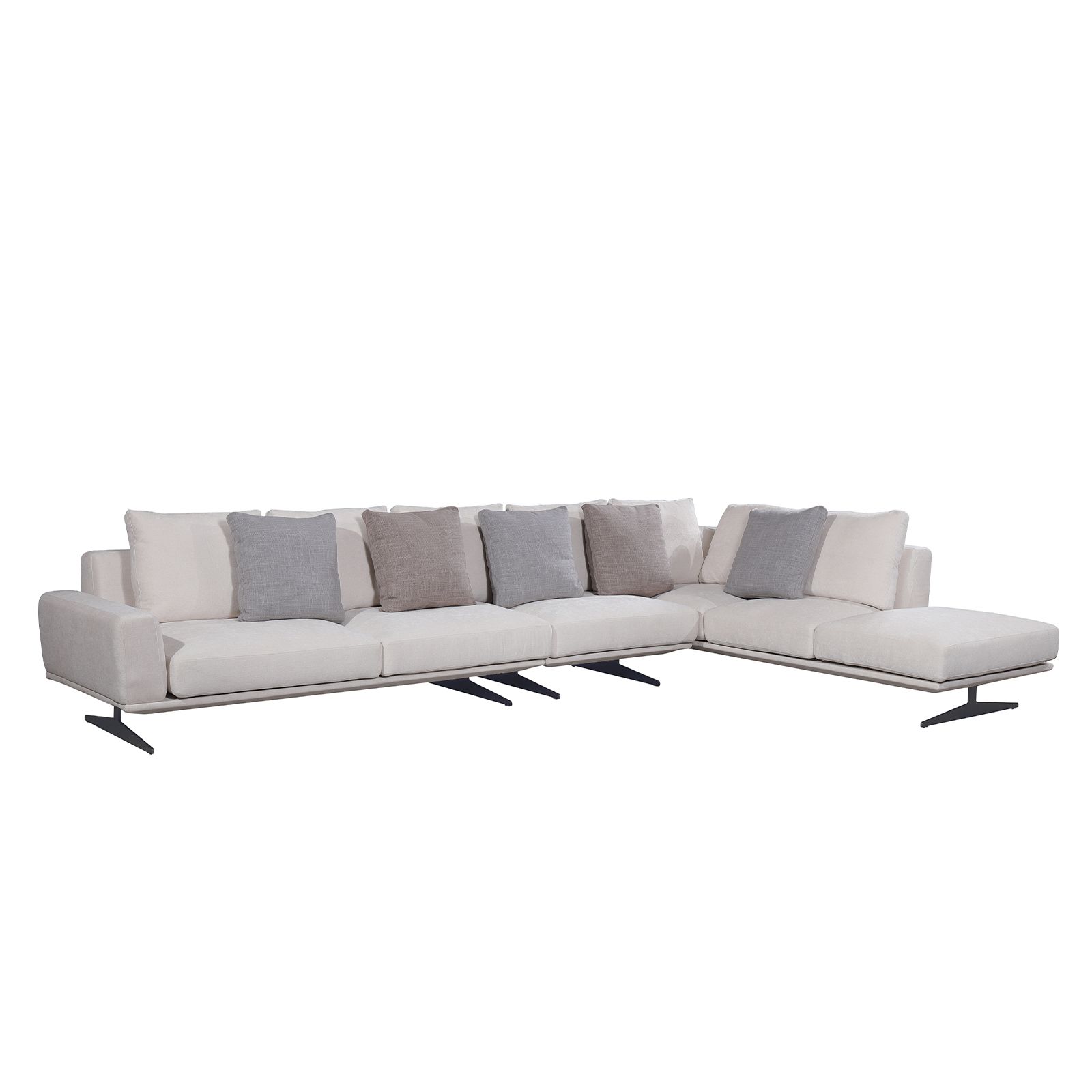 UDINE | Conjunto de sofá esquinero y sofá de 2 plazas