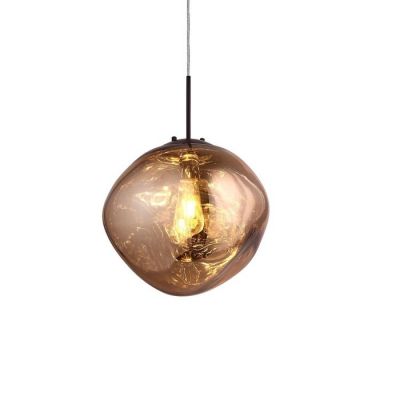 DOTENT | Lámpara colgante dorada (Ø 36 x H 160)