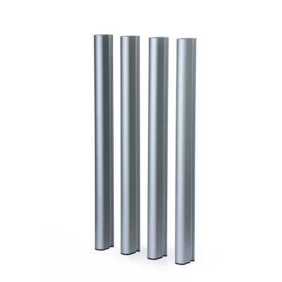 Patas de aluminio plateadas 95 H | Mediterráneo