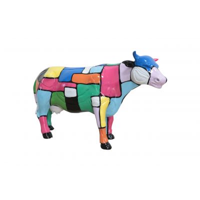 Serie ANIMALES M | CHAP Vaca patch multicolor